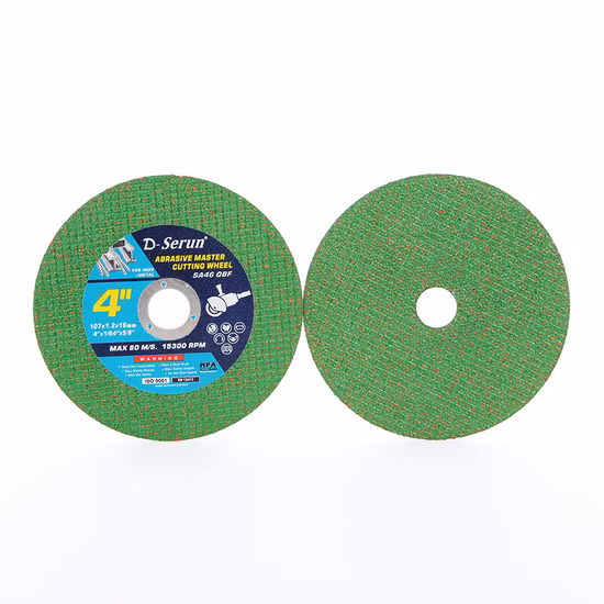 金属、ステンレス鋼用4インチカッティングディスクDCホイール